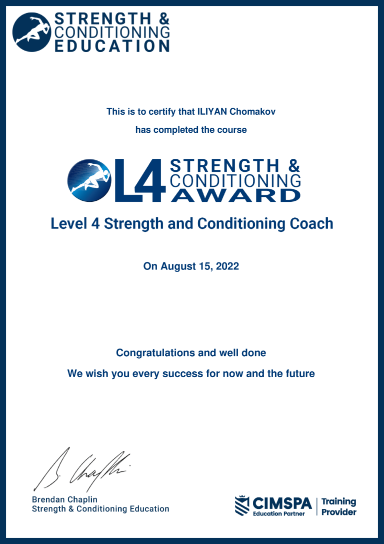 ILIYAN-Chomakov-Level-4-S038C-Coach-Award-Level-4-Coach-Award-in-Strength-Conditioning-Strength-and-Conditioning-Education